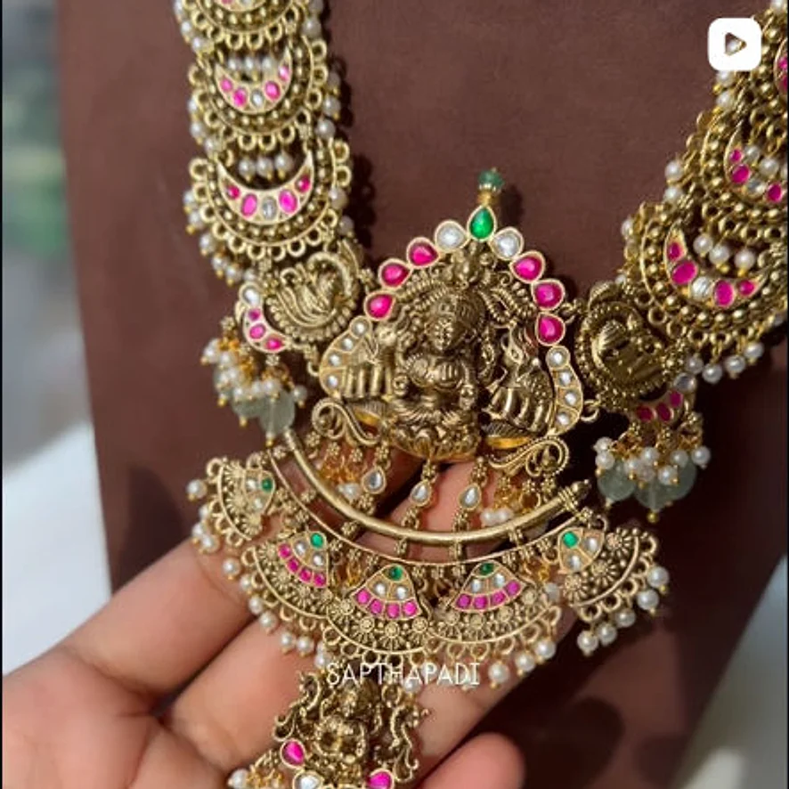 A Lakshmi haara from the collection